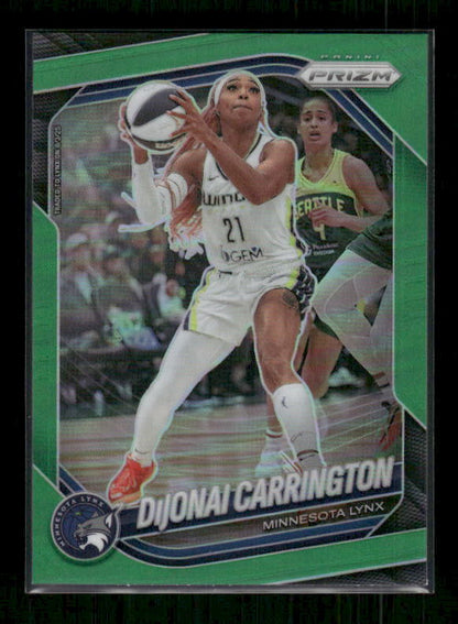 DiJonai Carrington - 2025 Prizm WNBA - Green Prizm