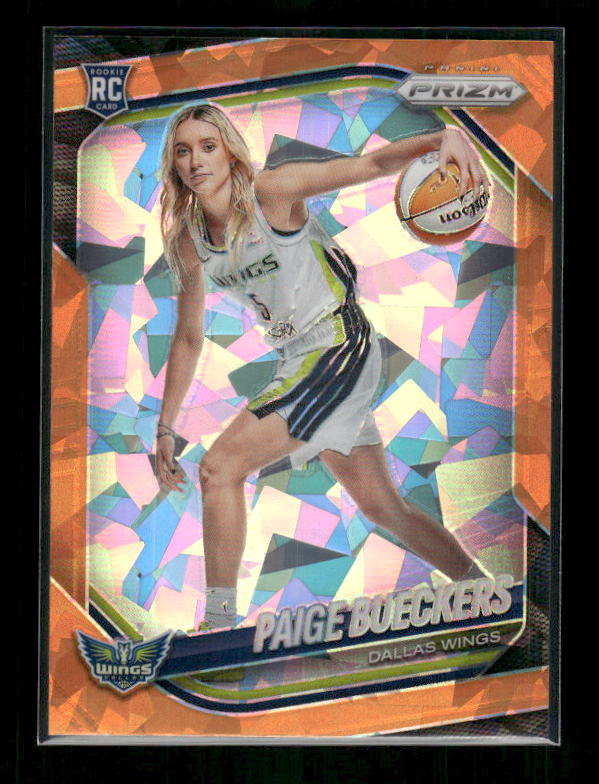 Paige Bueckers - 2025 Prizm WNBA - Orange Ice - Rookie Variation