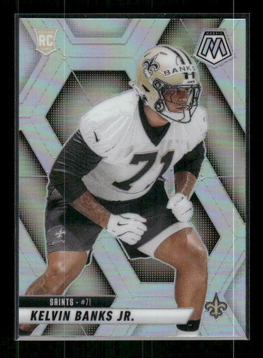 Kelvin Banks Jr. - 2025 Mosaic Football - Silver Prizm - Rookie