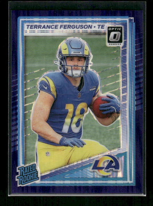 Terrance Ferguson - 2025 Optic Football - Purple Shock - Rated Rookie