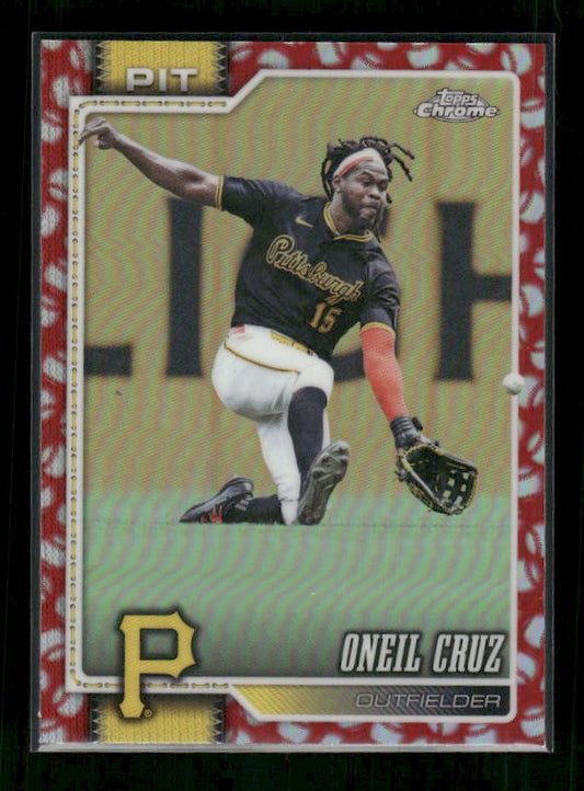 Oneil Cruz - 2026 Topps Chrome Baseball - Baseball Seams