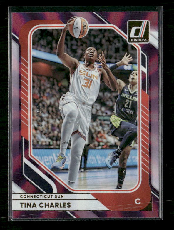 Tina Charles - 2026 Donruss WNBA - Purple Lava /99