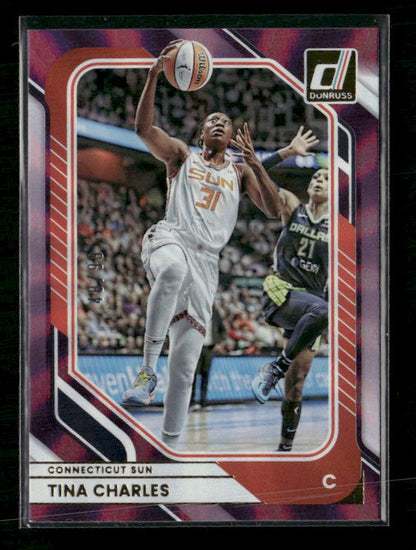 Tina Charles - 2026 Donruss WNBA - Purple Lava /99