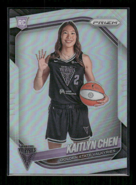 Kaitlyn Chen - 2025 Prizm WNBA - Silver Prizm - Rookie Variation