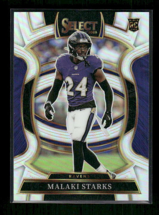 Malaki Starks - 2025 Select Football - Silver Prizm - Rookie