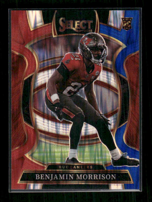 Benjamin Morrison - 2025 Select Football - Red & Blue Shock - Rookie