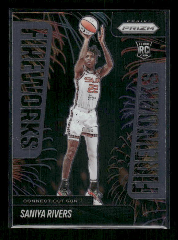 Saniya Rivers - 2025 Prizm WNBA - Fireworks - Rookie