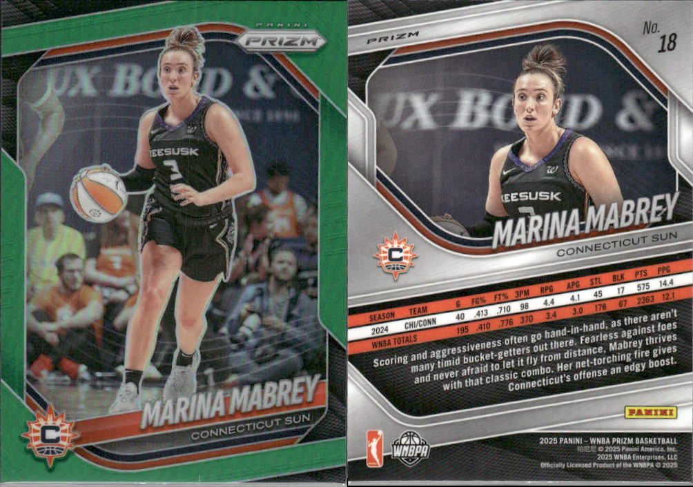 Marina Mabrey - 2025 Prizm WNBA 7 Card Lot