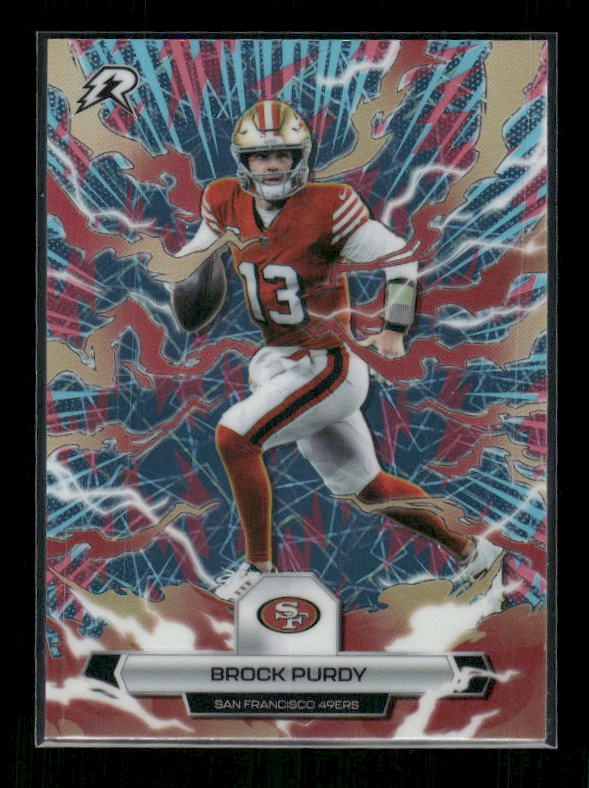 Brock Purdy - 2025 Resurgence Football - Sky Blue & Pink Shock