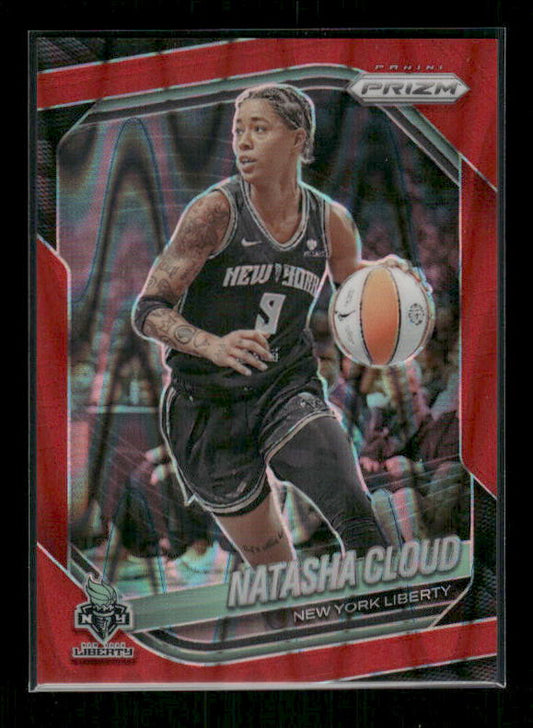 Natasha Cloud - 2025 Prizm WNBA - Red Seismic /249