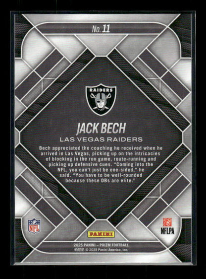 Jack Bech - 2025 Prizm Football - Emergent - Rookie