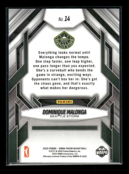 Dominique Malonga - 2025 Prizm WNBA - Fearless - Rookie