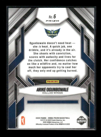 Arike Ogunbowale - 2025 Prizm WNBA - Green Fearless