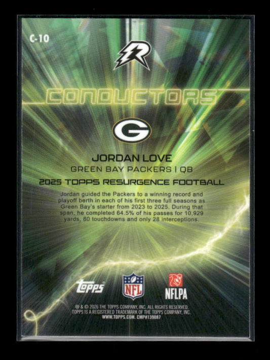 Jordan Love - 2025 Resurgence Football - Conductors