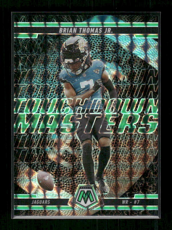 Brian Thomas Jr. - 2025 Mosaic Football - Green Mosaic Touchdown Masters