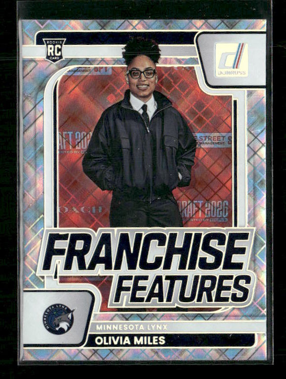 Olivia Miles - 2026 Donruss WNBA - Diamond Franchise Features - Rookie
