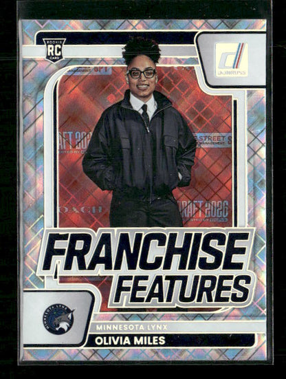 Olivia Miles - 2026 Donruss WNBA - Diamond Franchise Features - Rookie
