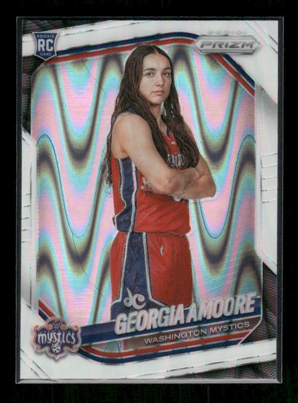 Georgia Amoore - 2025 Prizm WNBA - White Seismic - Rookie