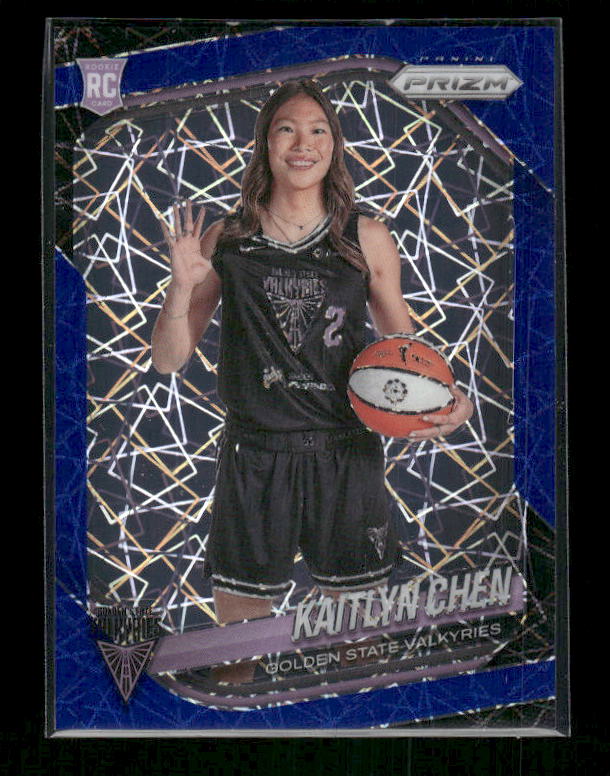 Kaitlyn Chen - 2025 Prizm WNBA - Blue Velocity - Rookie Variation