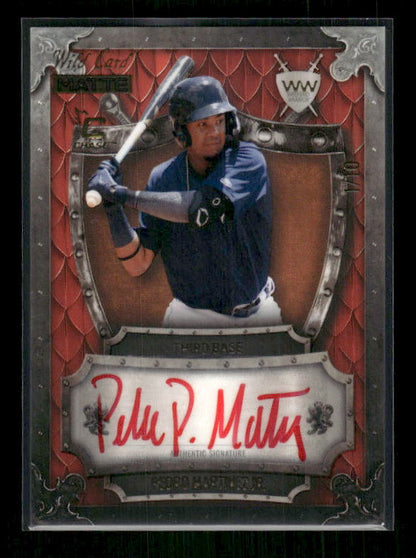 Pedro Martinez Jr. - 2024 Wild Card Matte - Auto /10