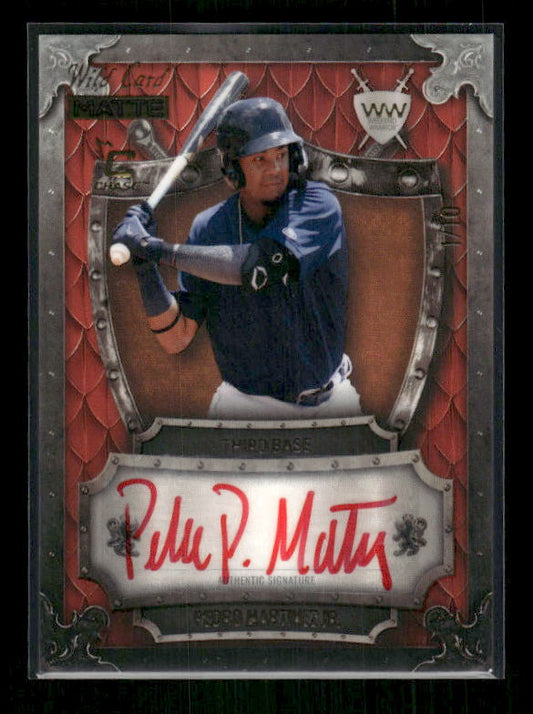 Pedro Martinez Jr. - 2024 Wild Card Matte - Auto /10