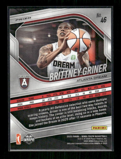 Brittney Griner - 2025 Prizm WNBA - Blue Velocity