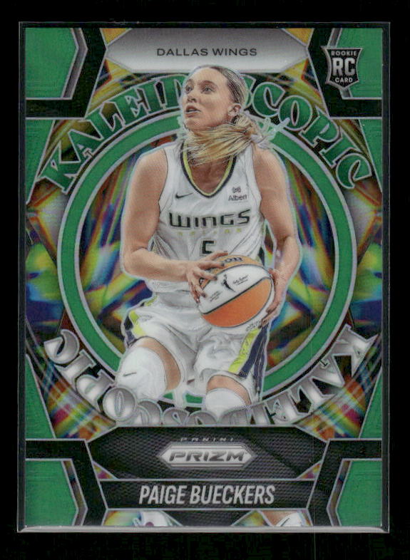 Paige Bueckers - 2025 Prizm WNBA - Green Kaleidoscopic - Rookie