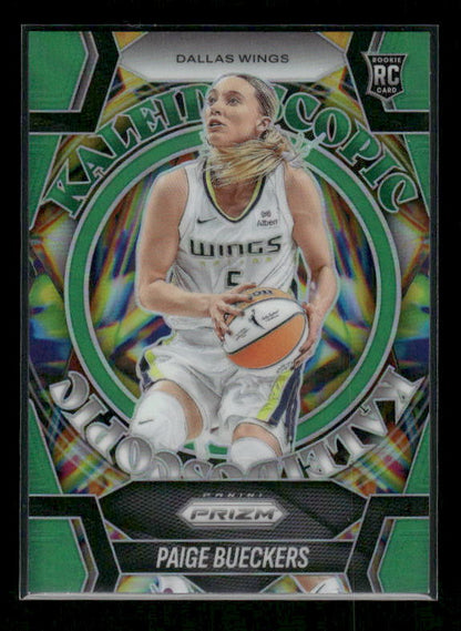 Paige Bueckers - 2025 Prizm WNBA - Green Kaleidoscopic - Rookie