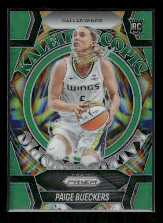 Paige Bueckers - 2025 Prizm WNBA - Green Kaleidoscopic - Rookie