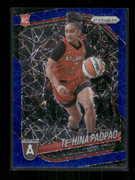 Te-Hina Paopao - 2025 Prizm WNBA - Blue Velocity - Rookie