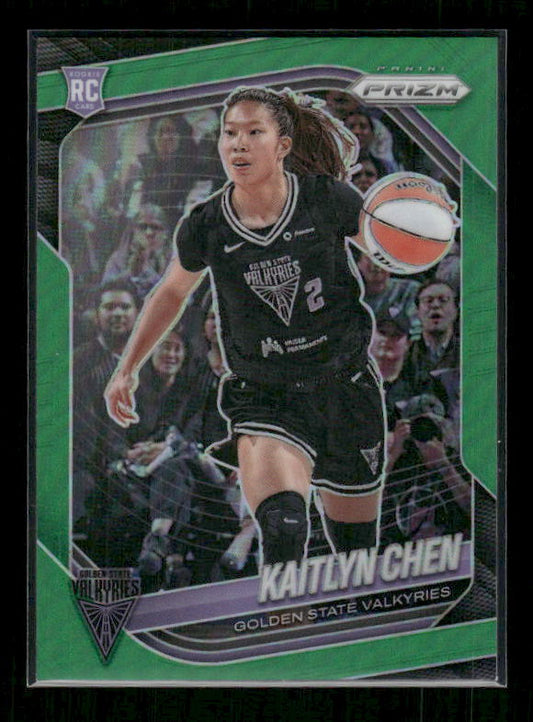 Kaitlyn Chen - 2025 Prizm WNBA - Green Prizm - Rookie
