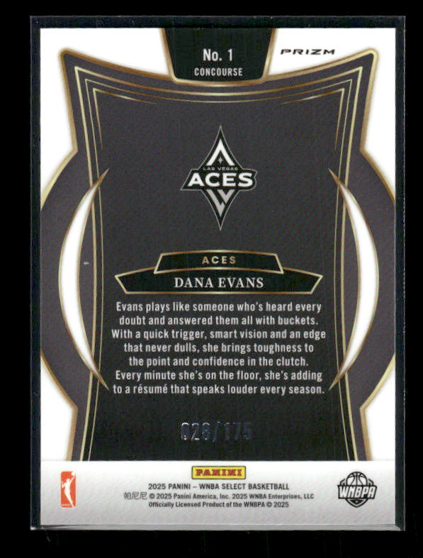 Dana Evans - 2025 Select WNBA - Pink Camo /175