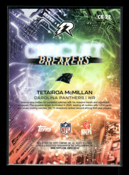 Tetairoa McMillan - 2025 Resurgence Football - Circuit Breakers - Rookie