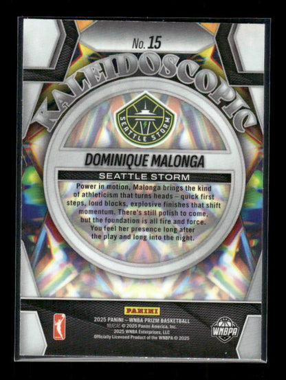 Dominique Malonga - 2025 Prizm WNBA - Kaleidoscopic - Rookie