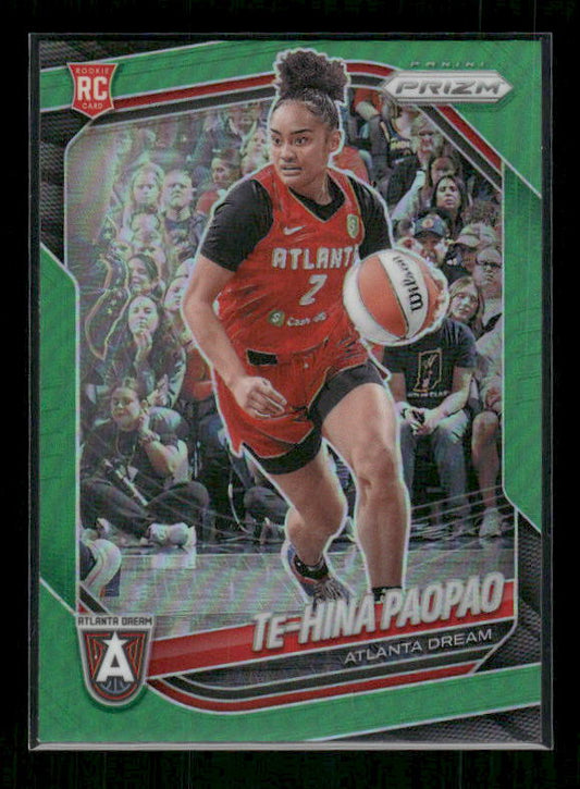 Te Hina Paopao - 2025 Prizm WNBA - Green Prizm - Rookie