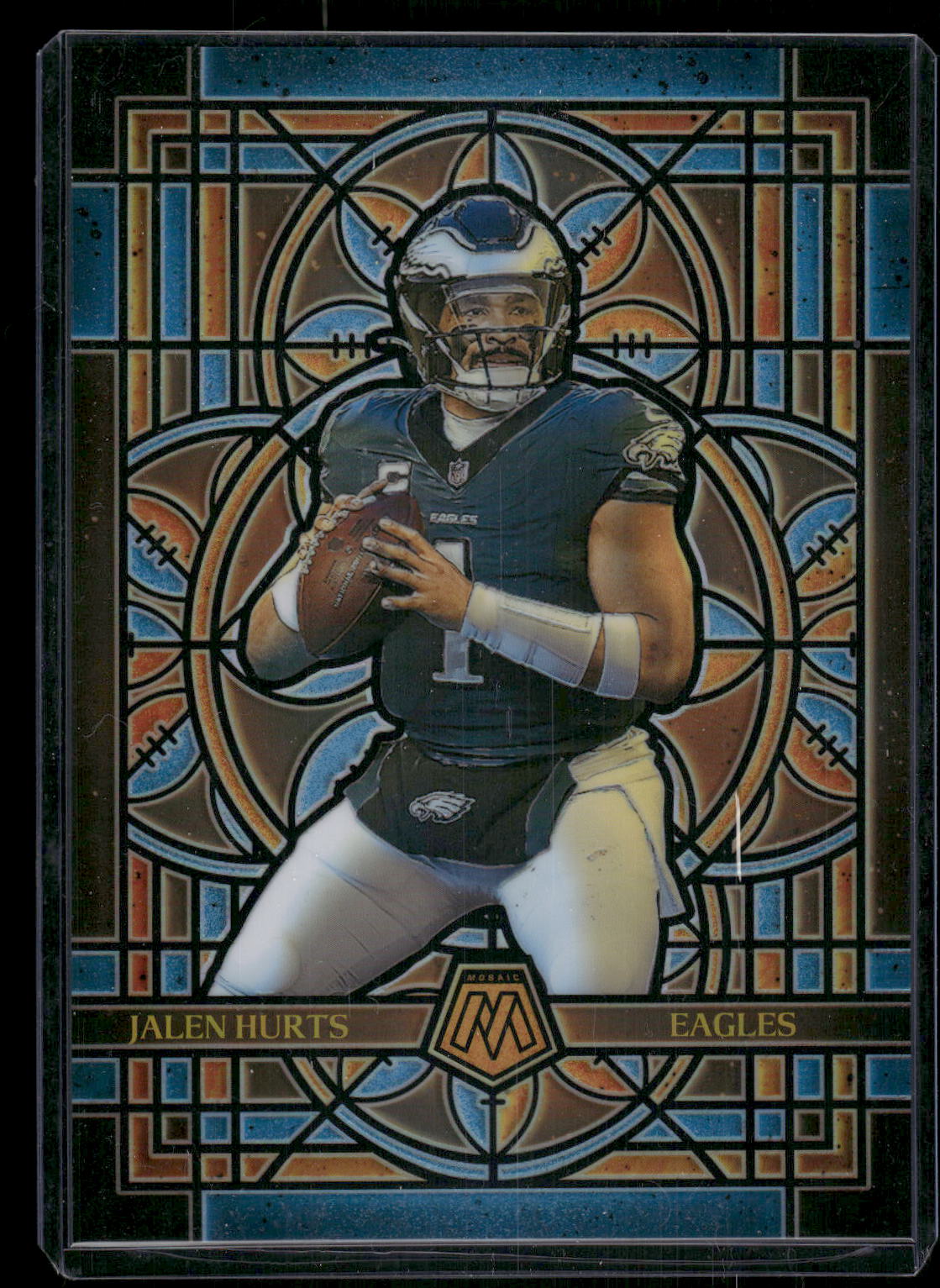 Jalen Hurts - 2025 Mosaic Football - Jumbo / Oversized Stained Glass