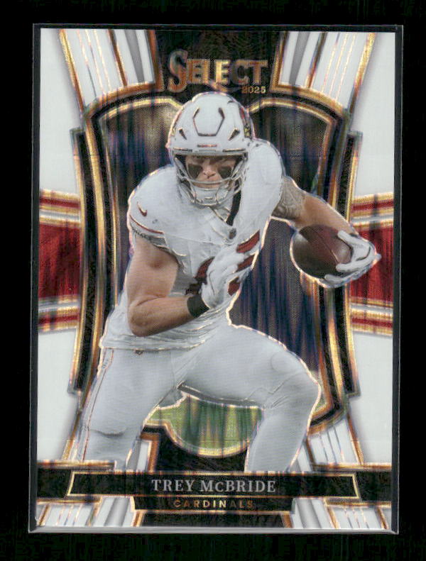 Trey McBride - 2025 Select Football - Premier White Shock /799