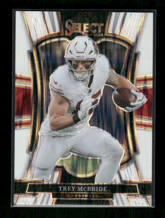 Trey McBride - 2025 Select Football - Premier White Shock /799