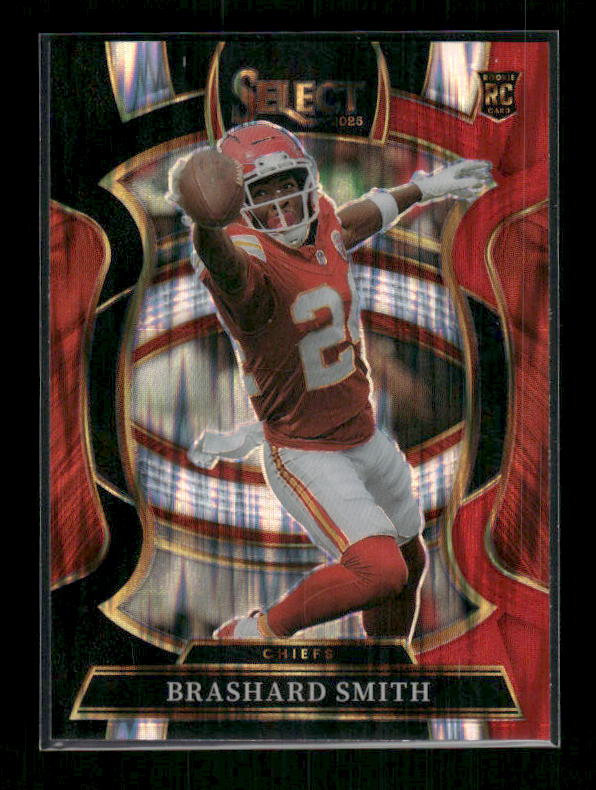 Brashard Smith - 2025 Select Football - Black & Red Shock - Rookie