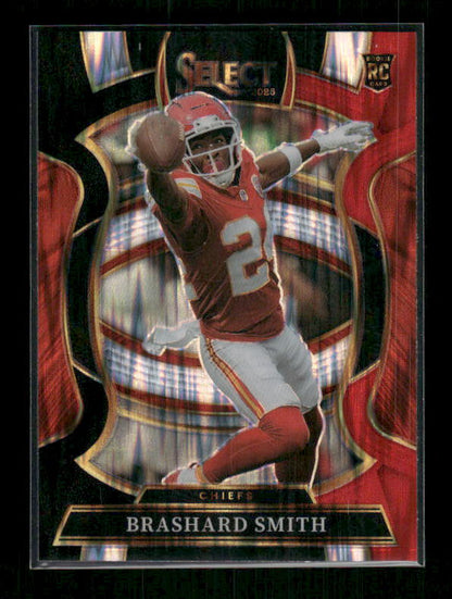 Brashard Smith - 2025 Select Football - Black & Red Shock - Rookie