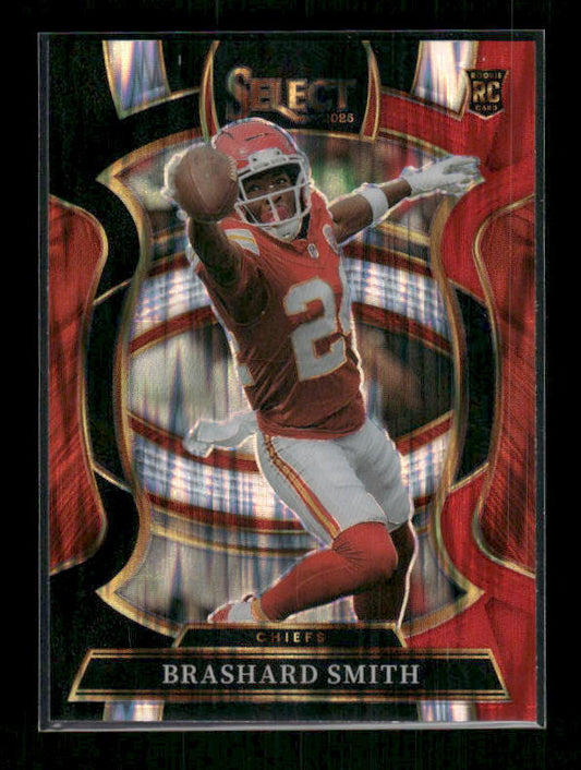 Brashard Smith - 2025 Select Football - Black & Red Shock - Rookie