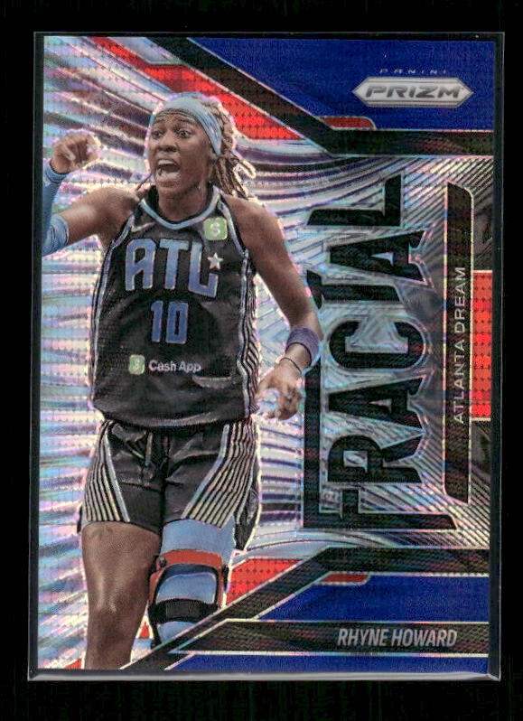 Rhyne Howard - 2025 Prizm WNBA - Fractal Blue Pulsar /199