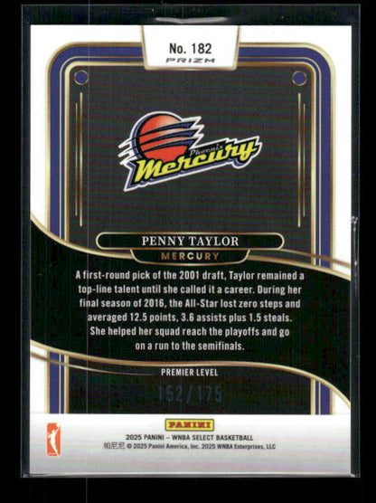 Penny Taylor - 2025 Select WNBA - Premier Pink Camo /175