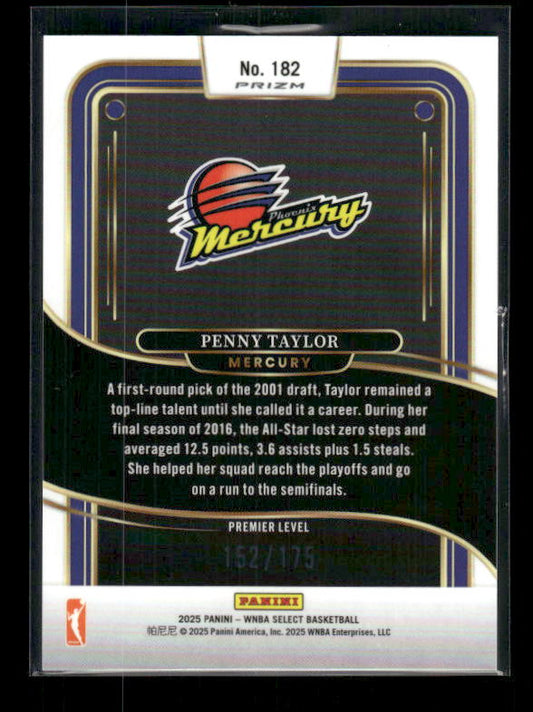 Penny Taylor - 2025 Select WNBA - Premier Pink Camo /175