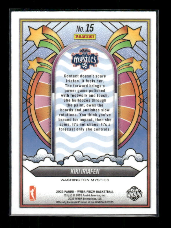Kiki Iriafen - 2025 Prizm WNBA - Groovy - Rookie