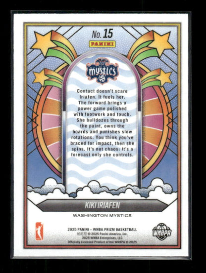 Kiki Iriafen - 2025 Prizm WNBA - Groovy - Rookie