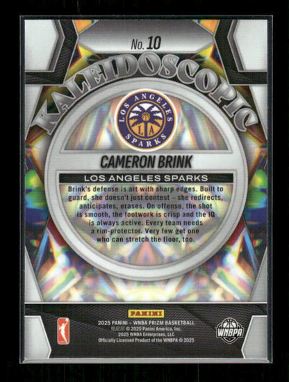 Cameron Brink - 2025 Prizm WNBA - Kaleidoscopic