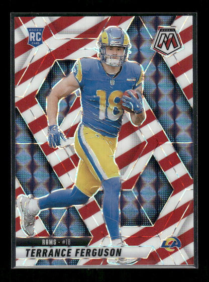 Terrance Ferguson - 2025 Mosaic Football - Red White Stripe - Rookie