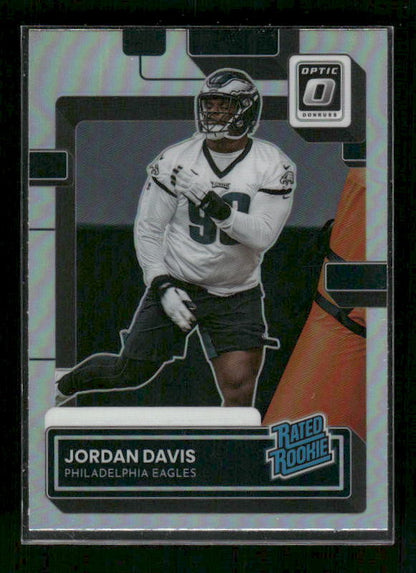 Jordan Davis - 2022 Donruss Optic - Holo - Rated Rookie
