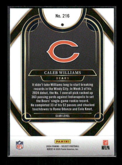 Caleb Williams - 2024 Select Football - Club Level - Rookie